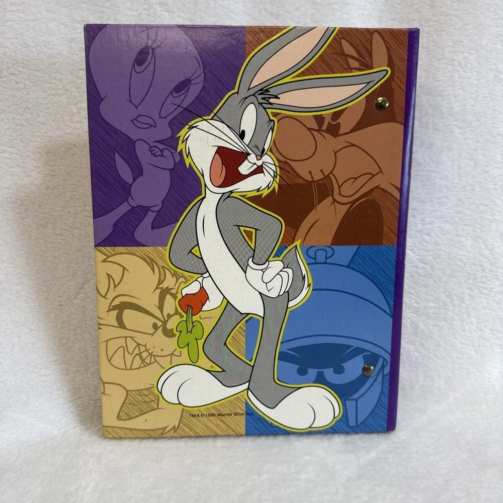 Looney Tunes Bugs Bunny 1998 Vintage 3 Ring Photo Album Binder